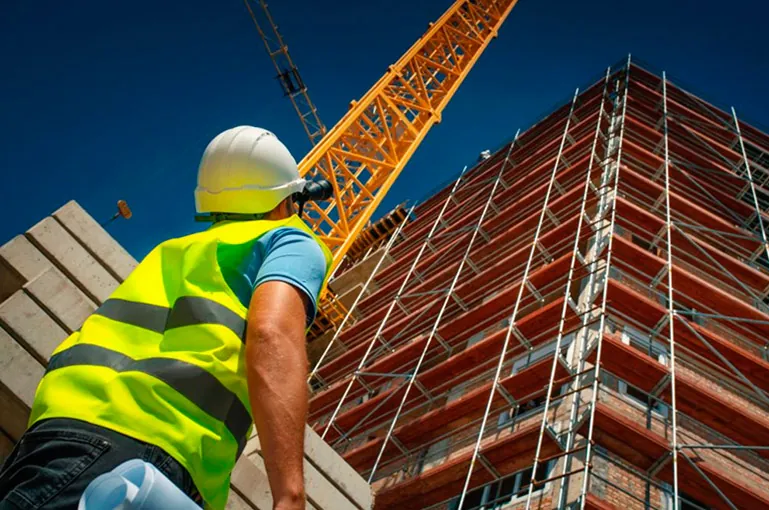 Detalhe construtivo de alto padrão